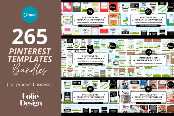 265 Pinterest Templates Bundle: Elevate Your Visual Strategy