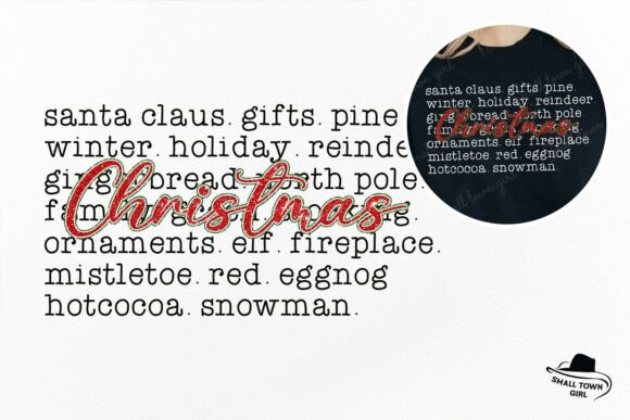 Glitter Christmas Words Sublimation Png: Elevate Your Festive Designs