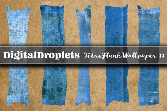 TetroFlunkWallpaper 11: 180 Digital Washi Tapes for Design